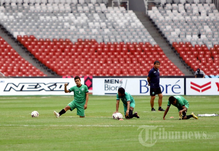 Latihan Timnas Timor Leste Jelang Melawan Timnas Indonesia