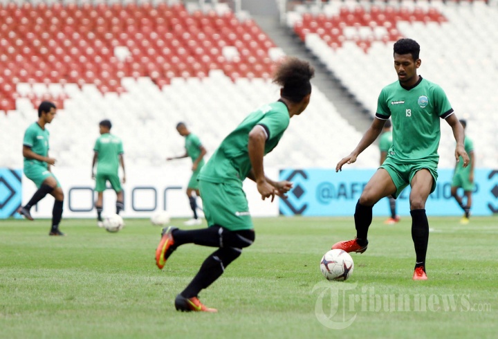Latihan Timnas Timor Leste Jelang Melawan Timnas Indonesia
