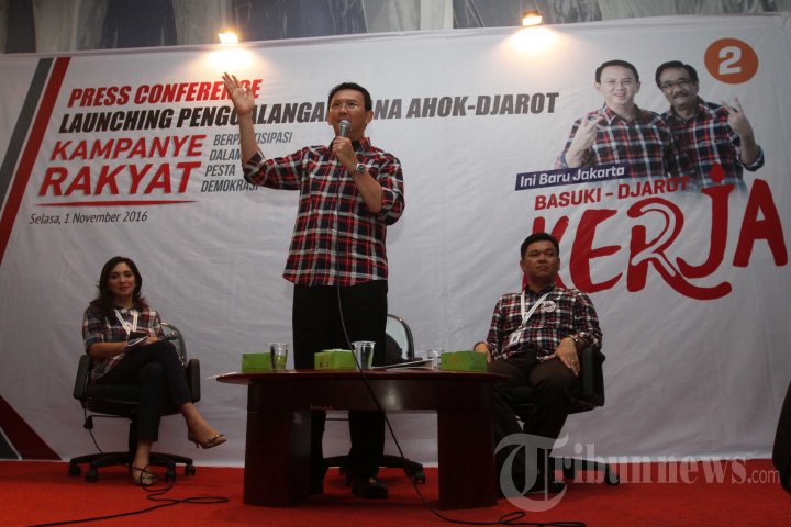 Launching Penggalangan Dana Ahok Djarot