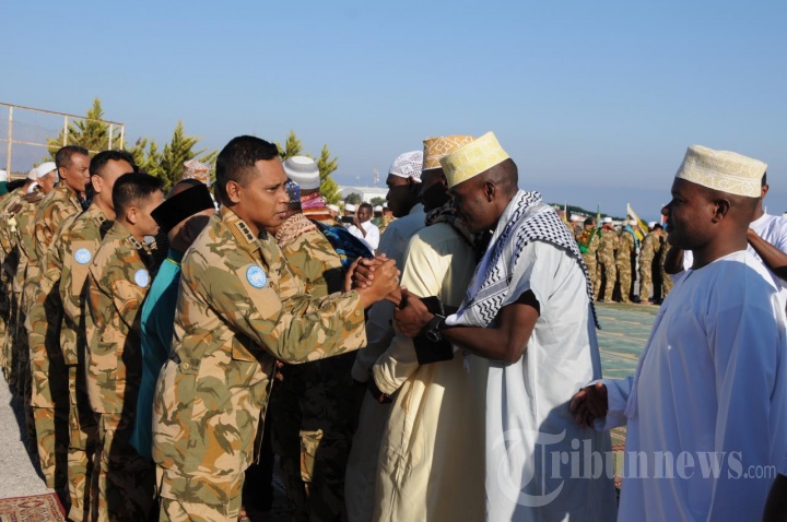 Lebaran Kontingen Garuda UNIFIL di Lebanon