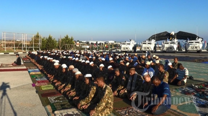 Lebaran Kontingen Garuda UNIFIL di Lebanon