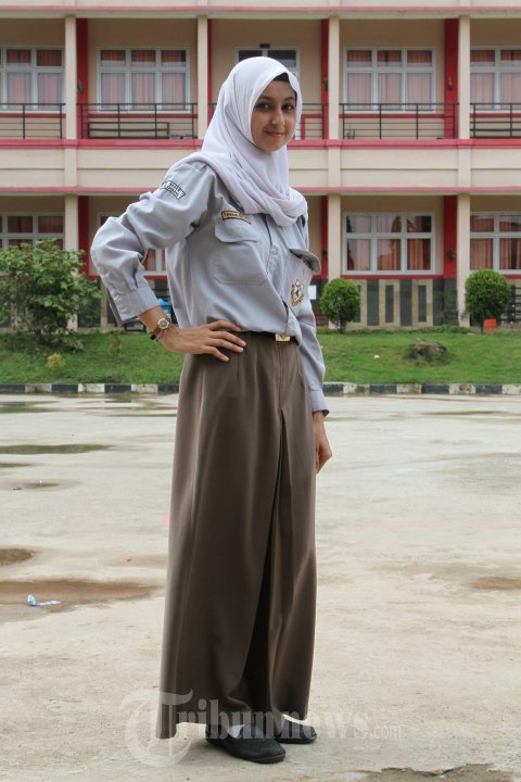 Lepas Balon Usai UN SMAN 1 Palembang