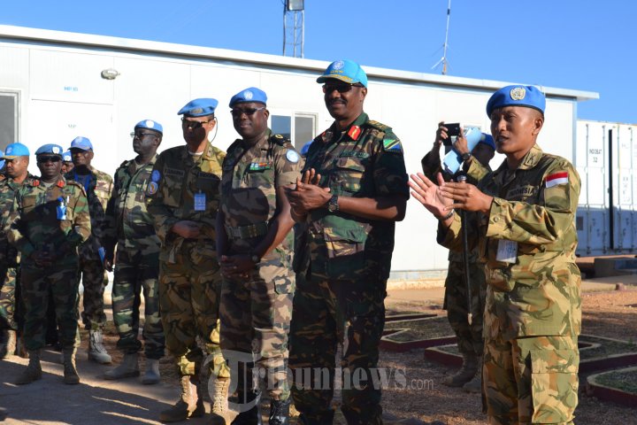 Letjen Paul Mella Perpisahan Dengan Prajurit Garuda di Darfur
