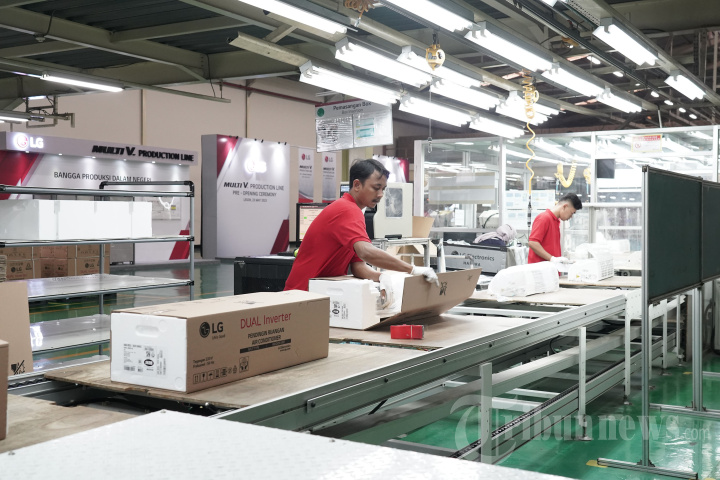 LG Buka Fasilitas Produksi AC MULTI V