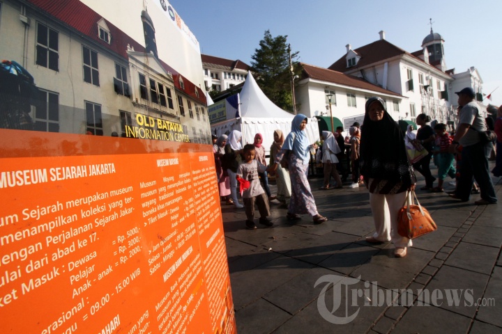 Libur Lebaran di Kota Tua Jakarta