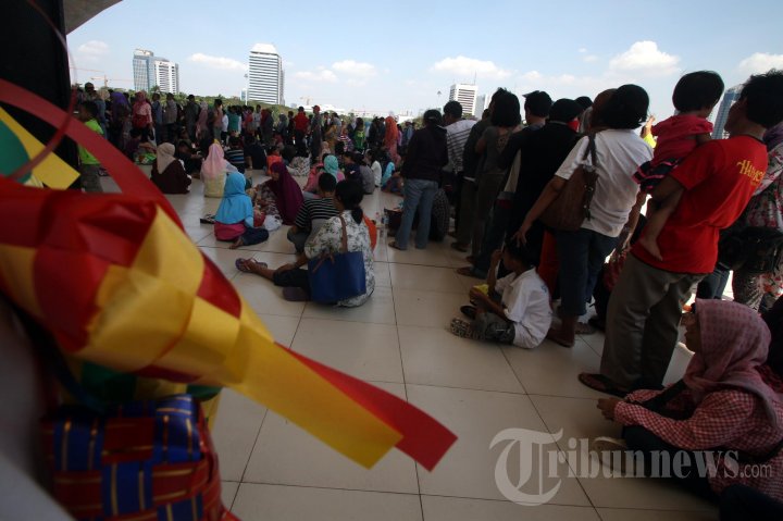Libur Lebaran, Kawasan Monas Ramai Pengunjung