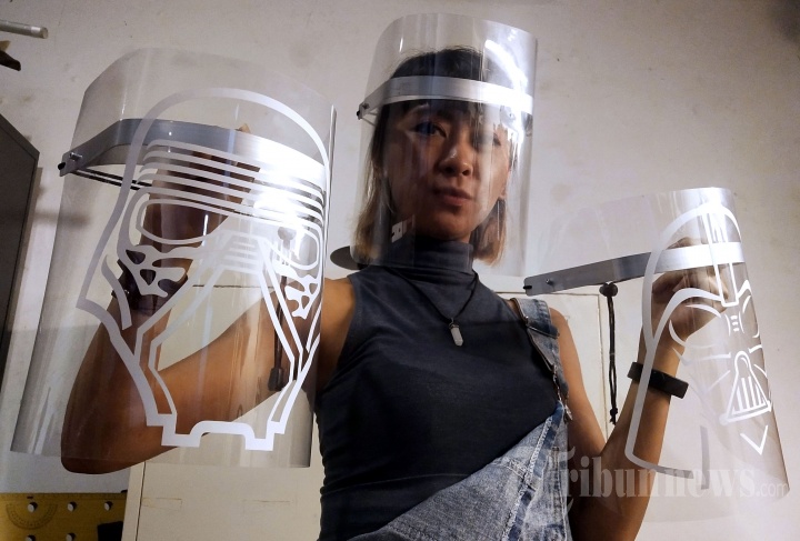 Lifeshield Produksi Pelindung Wajah Berkarakter Star Wars