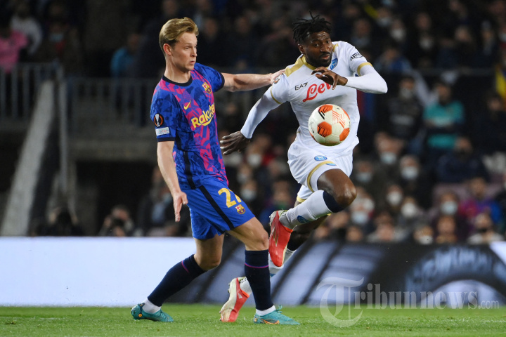 Liga Europa: Barcelona Ditahan Imbang Napoli 1-1