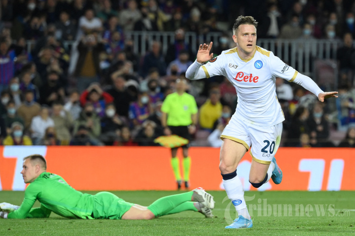 Liga Europa: Barcelona Ditahan Imbang Napoli 1-1