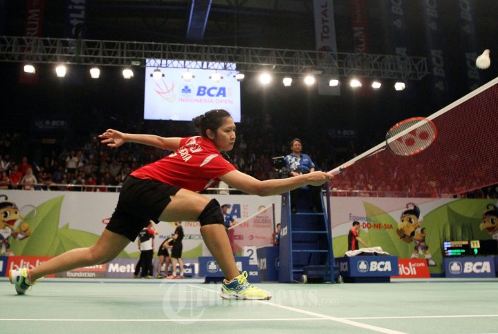 Lindaweni Fanetri menang melawan Lyddia Yi Yu Cheah