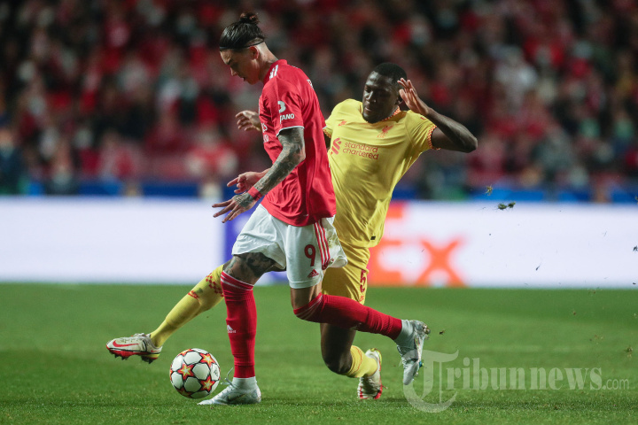 Liverpool Hajar Benfica pada Leg 1 Perempat Final Liga Champions