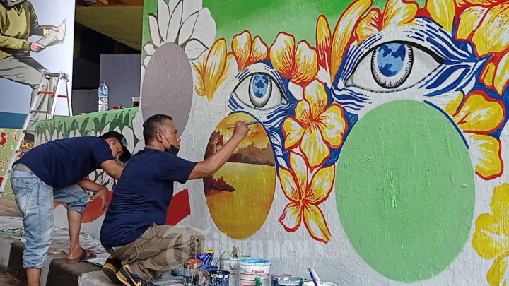 Lomba Lukis Mural Tingkat Nasional di Tangerang