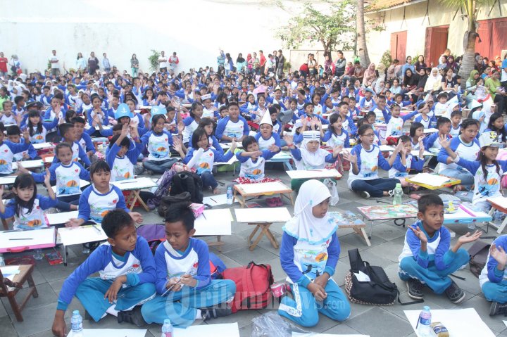 Lomba Menggambar Peringati Hari Anak 2016