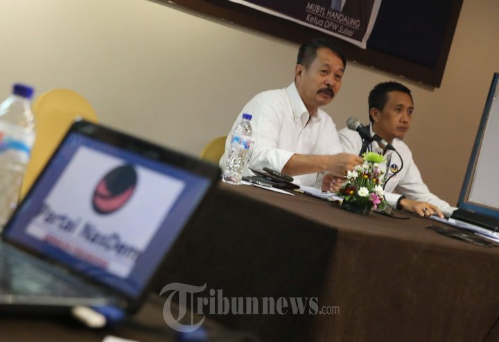 Luthfie A Mutty Pimpin Rapat Pleno Partai Nasdem