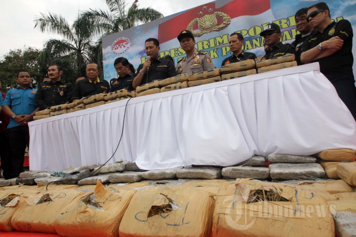 Mabes Polri Ungkap Ganja 2,1 Ton