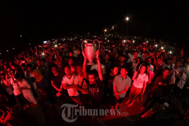 Madridistas Nobar Final Real Madrid vs Atletico Madrid Semarang