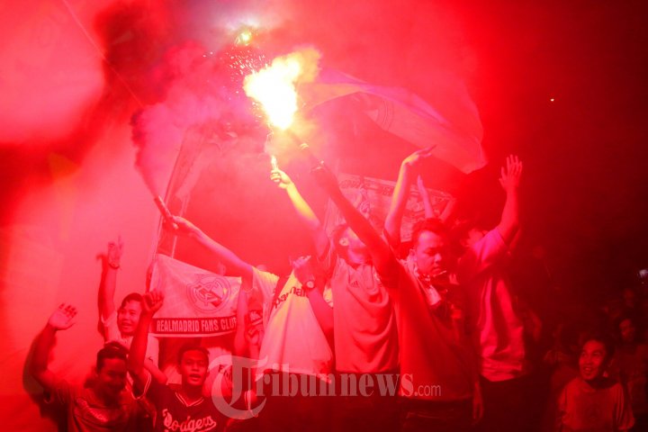 Madridistas Nobar Final Real Madrid vs Atletico Madrid Semarang