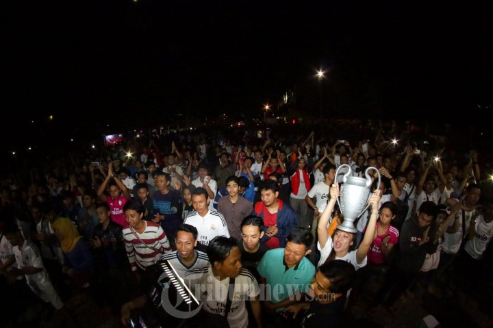 Madridistas Nobar Final Real Madrid vs Atletico Madrid Semarang