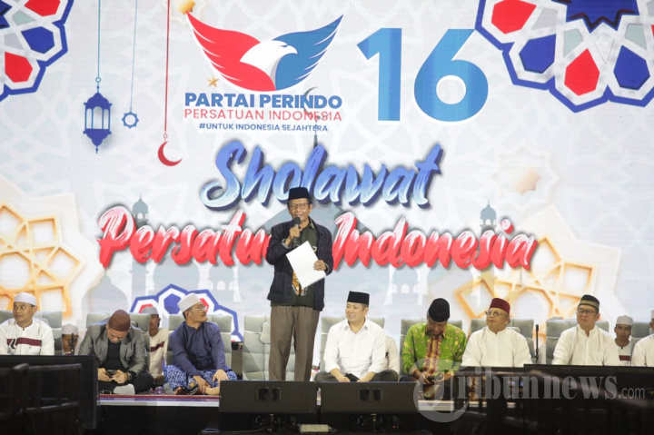 Mahfud MD dan Hary Tanoe Hadiri Sholawat Persatuan Indonesia