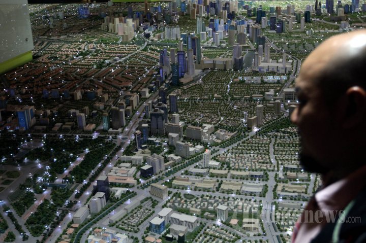 Maket City Plan Jakarta 2030