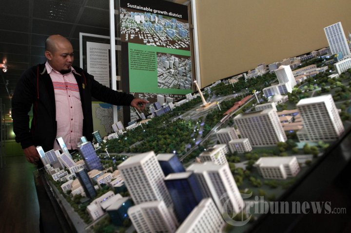 Maket City Plan Jakarta 2030
