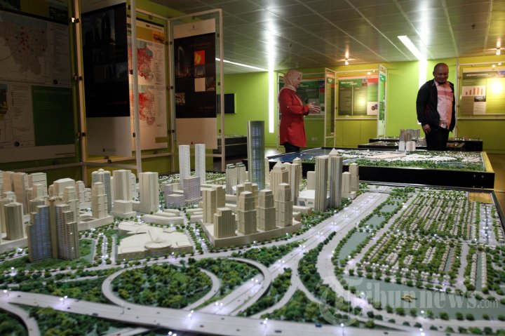 Maket City Plan Jakarta 2030