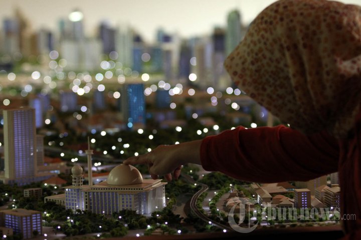 Maket City Plan Jakarta 2030