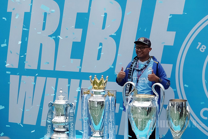 Manchester City Sapa Fans di Jakarta
