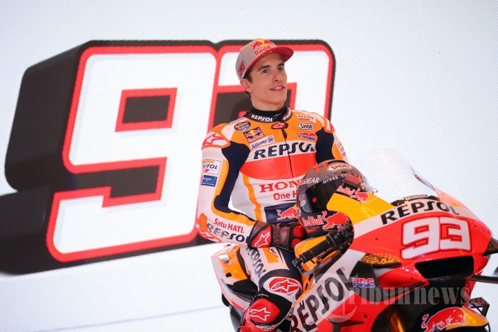 Marc Marquez Sapa Pecinta Balap Indonesia