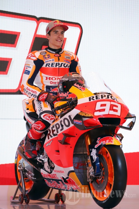 Marc Marquez Sapa Pecinta Balap Indonesia