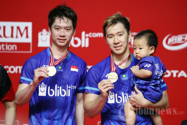 Marcus-Kevin Rajai Ganda Putra Indonesia Masters 2020