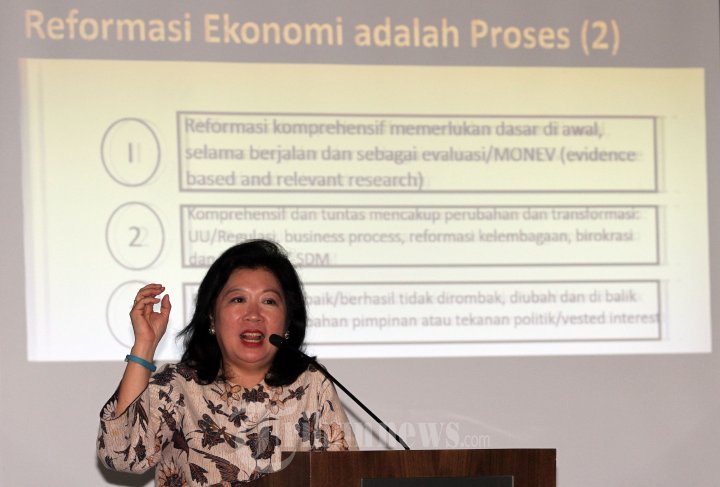 Marie Elka Pangestu Menjadi Pembicara Seminar
