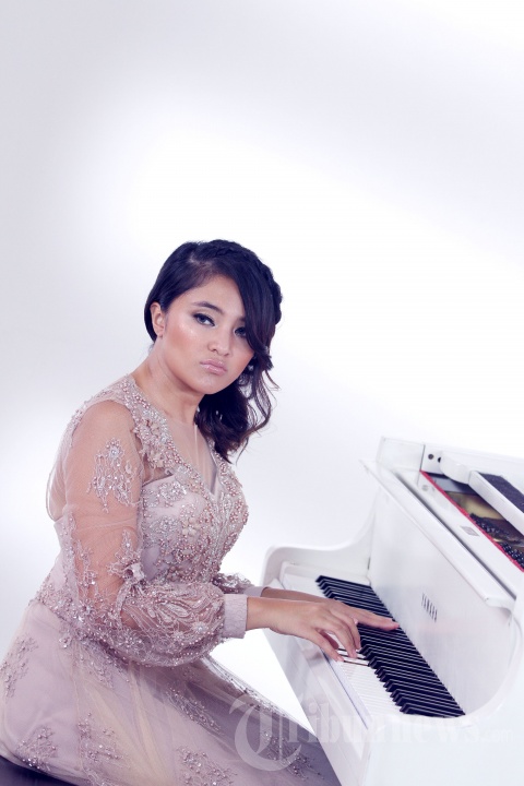 Marshanda Syuting Video Klip