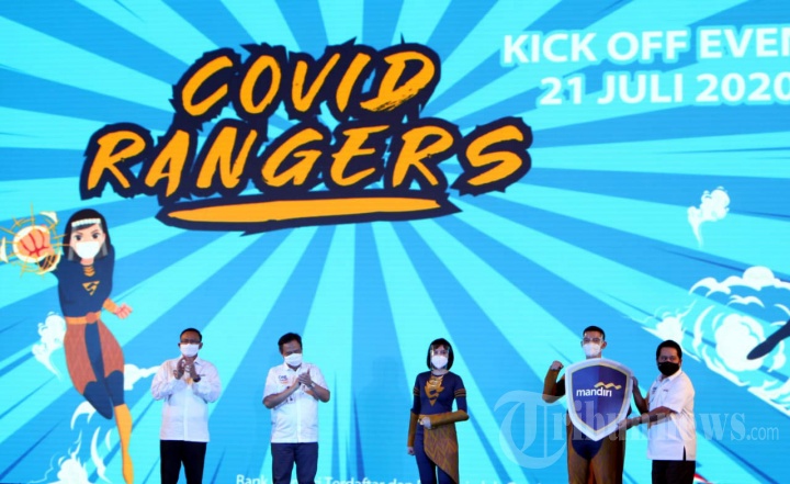Maskot Mandiri Covid Rangers Kampanyekan Pencegahan Covid-19
