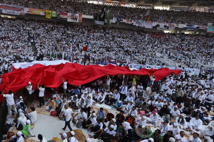 Massa Aksi Kampanye Akbar Prabowo
