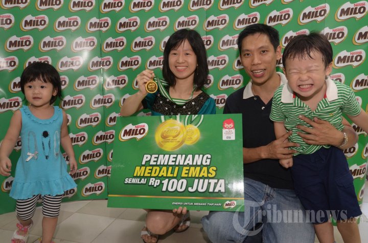 Medali Emas Milo Senilai Rp 100 Diberikan di Surabaya