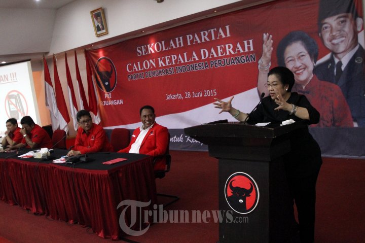 Megawati Buka Sekolah Partai Calon Kepala Daerah PDIP