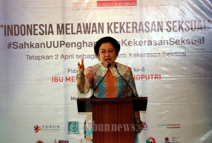 Megawati Deklarasi Indonesia Melawan Kejahatan Seksual