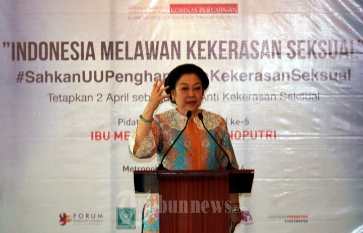 Megawati Deklarasi Indonesia Melawan Kejahatan Seksual