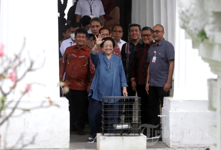 Megawati Soekarnoputri Kunjungi Museum Nasional Pasca Kebakaran