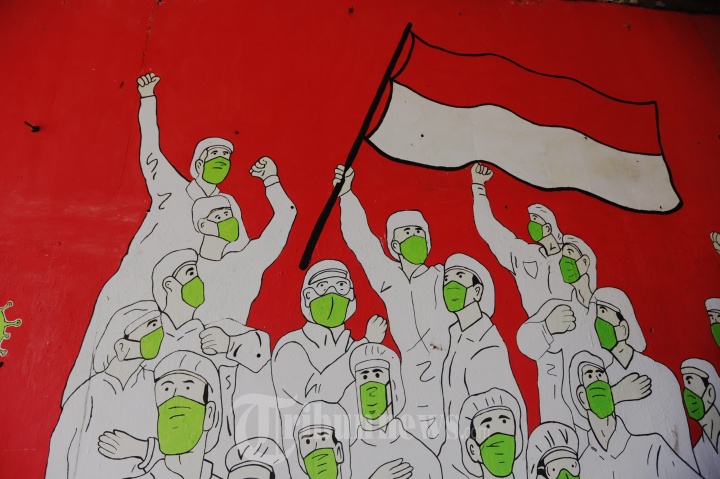 Melawan Corona Lewat Mural