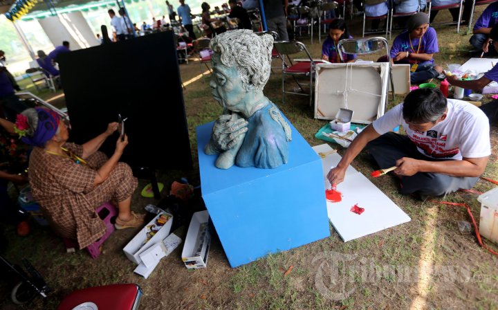 Melukis Bersama Warga Lapas Yogya