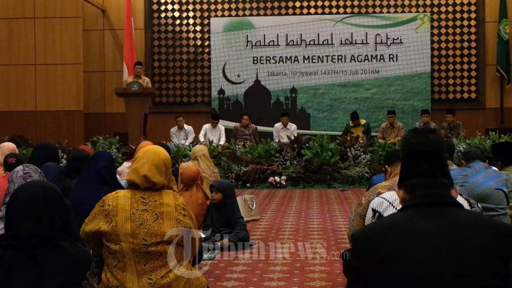 Menag Lukman Hakim Saefuddin Adakan Halal Bihalal