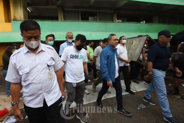 Mendag Sidak Harga Kebutuhan Pokok di Pasar Kramat Jati