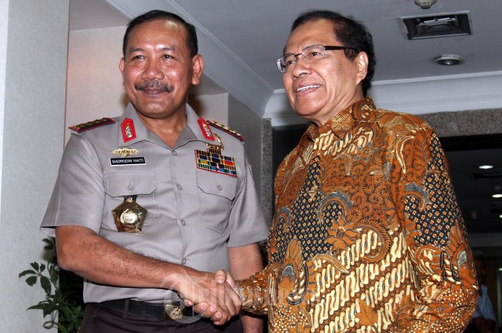 Menko Maritim Bertemu Kapolri Bahas Dweeling Time