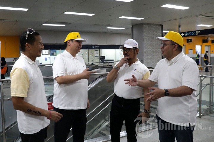 Menko Perekonomian Airlangga Hartanto Buka Fun Walk Sewindu PSN