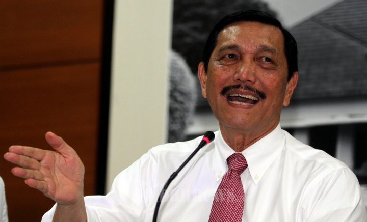 Menko Polhukam Luhut Panjaitan Beri Keterangan Pers