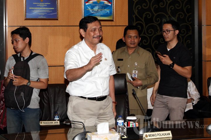Menkopolhukam Temui Perwakilan Buruh