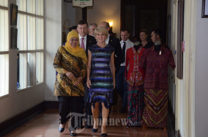 Menlu Australia Julie Bishop Bertemu Gubernur Khofifah