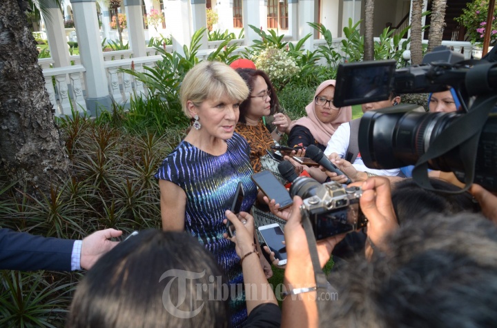 Menlu Australia Julie Bishop Bertemu Gubernur Khofifah